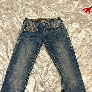 Rock revival bedazzled jeans